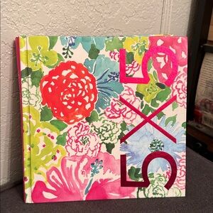 Lilly Pulitzer 5x5 2013 Coffee Table Book Frame Print Pattern Flower Floral